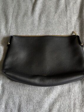 Cuyana System Pouch Insert | For System Tote 16" | Black Leather |